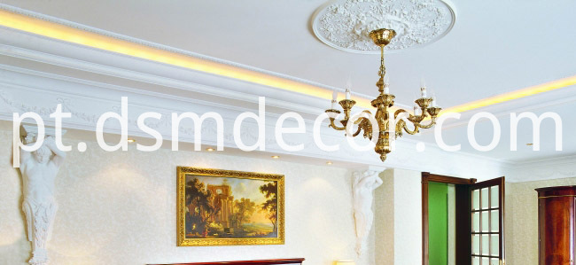 Rosas do teto do plutônio PU Ceiling Roses